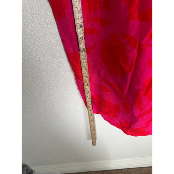 NWT Kate Spade for Target Pink Floral Midi Dress Women’s XL Statement Colorful - Picture 5 of 12